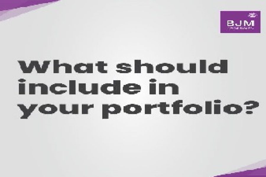 What should include in your portfolio?
