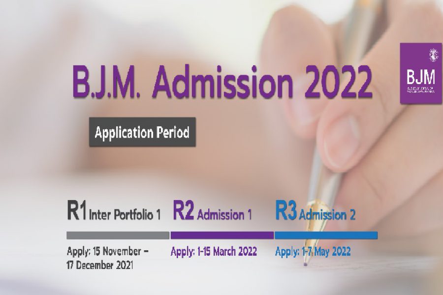 B.J.M. Admission 2022
