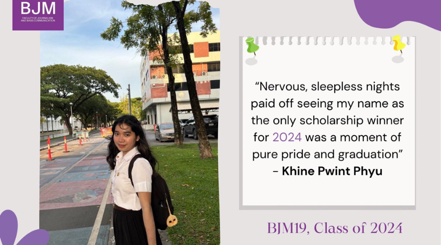 🌟 Meet Khine Pwint Phyu 🌟 The only scholarship recipient in BJM for 2024! 🎉